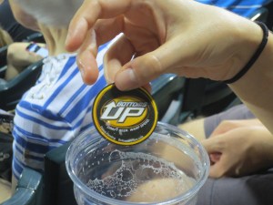 bottom filled beer magnet