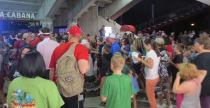 lining up to run the bases