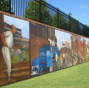outfield mural