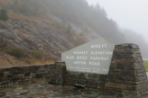 Day 1 - richland balsam overlook - highest